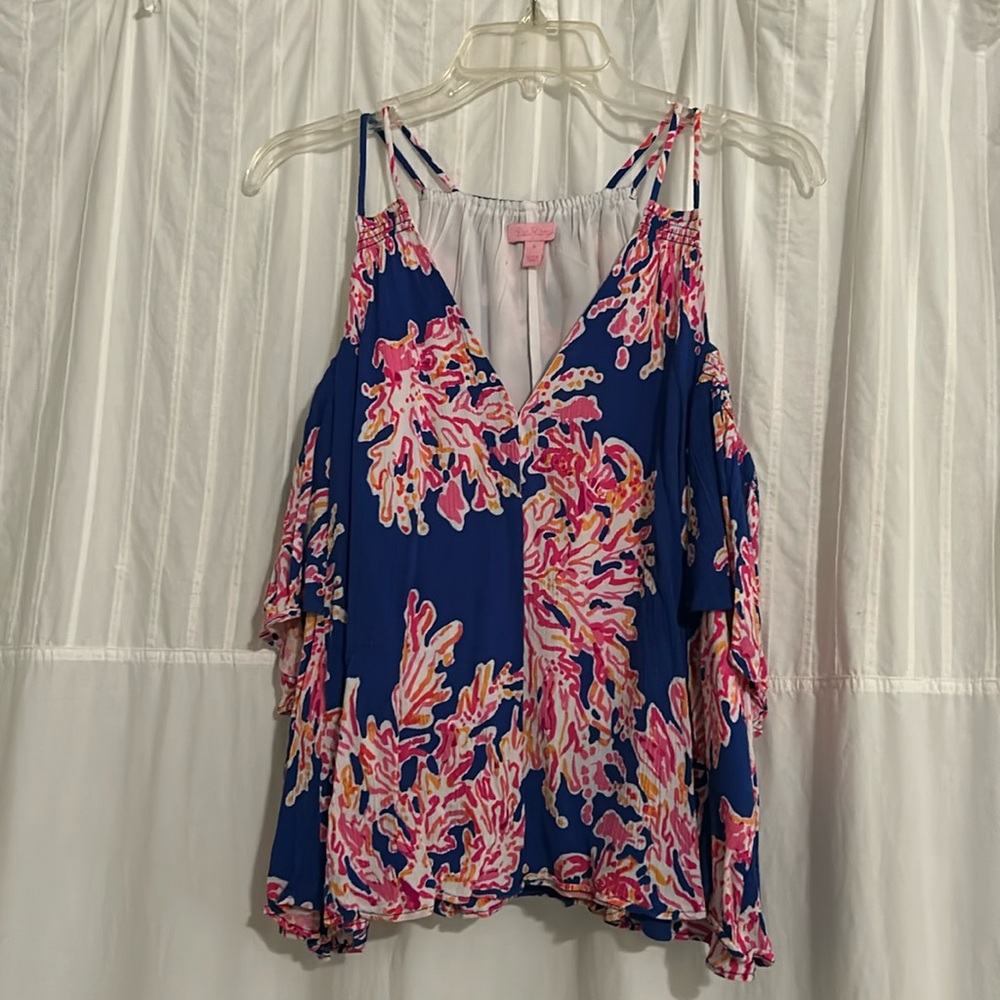 Lilly Pulitzer off the shoulder top